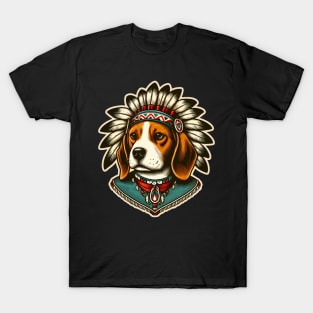 Beagle Native American T-Shirt